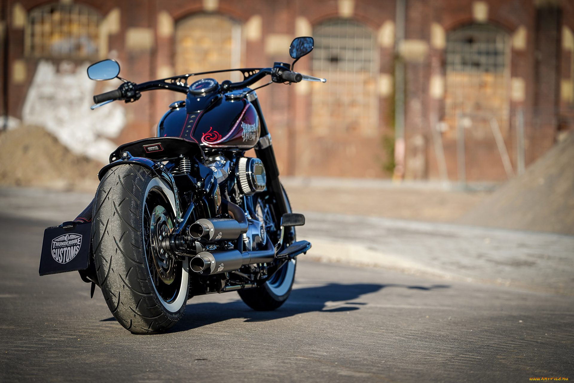 , , harley-davidson, , , , thunderbike, customs